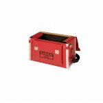 Elektrikertasche aus Leder, leer