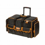 Geschlossene Werkzeugtasche 24", mit Teleskopgriff und Rädern