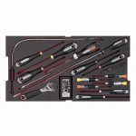 Hartschalenkoffer mit Sortiment, 240-teilig, 1/4", 3/8", metrisch und Zollmass