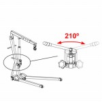 Klappbarer Hebekran 1t