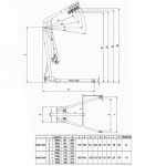 Faltbarer Werkstattkran 2 t