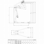 Faltbarer Werkstattkran 2 t