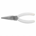 Edelstahl-Flachrundzangen mit PVC-beschichteten Griffen