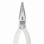 Edelstahl-Flachrundzangen mit PVC-beschichteten Griffen
