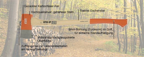 Bahco Klauenhammer mit rutschfestem Holzstiel, 450 g - bei  online  kaufen