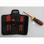 1000V Slim Ratschenschraubendreher Set, geschlitzt und Phillips