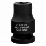 Steckschlüssel-Einsütze Sechskant, 3/8", zollmass