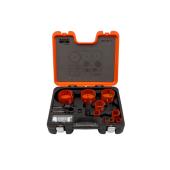 Lochsägen-Satz, 10 tlg, 16-86 mm