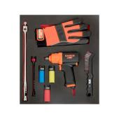 2/3 Einlage, 1/2" Mini-Schlagschrauber & Zubehör, 9-tlg