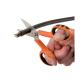 Industrie-Elektrikerschere mit Riefe