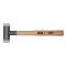 Rückschlagfreier Hammer, Holstiel, Nylonkopf, 300x100x35 mm, 500 g