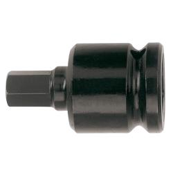 Maschinenbetätigter Schraubendreher-Einsatz 1/2", Sechskant, SW 8 mm