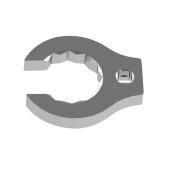 1/4" flacher Krähenfuss-Schraubenschlüssel, offen, SW 10 mm