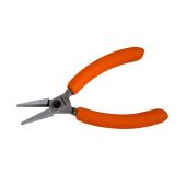 Präzisions-Flachzange, PVC-Griffe, 129 mm, Industrieverpackung