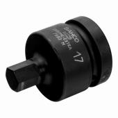 Maschinenbetätigter Schraubendreher-Einsatz 3/4", Sechskant, SW 14 mm