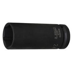 1/2" Kraft-Steckschlüssel-Einsatz, 6kant, lang, SW 36 mm