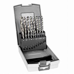 HSS-Bohrerset, 19-tlg, Ø 1-10 mm, Metallbox