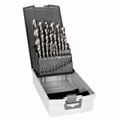 HSS-Bohrerset, 25-tlg, Ø 1-13 mm, Metallbox