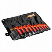 Einmaulschlüssel-Satz, isoliert, 10-tlg