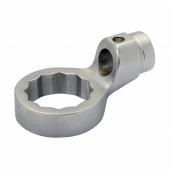Ringschlüssel mit runder 16 mm Zapfenaufnahme, SW 7/16"