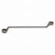 Doppelringschlüssel, Edelstahl/Inox, magnetisch, gekröpft, SW 8 + 10 mm
