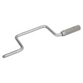 3/4" Kurbel, Edelstahl/Inox, magnetisch, drehbarer Griff, 450 mm