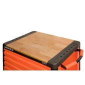 Holz Arbeits- und Ablageplatte zu Premium Werkstattwagen