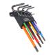 Multicolour Winkelschraubendreher-Satz für TORX® -Schrauben, T8 - T40, 9-tlg