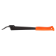 Fällheber aus Stahl mit Verstärkung an der Fußplatte zum Treiben von Keilen. Handgriff aus Thermoplast. 530 mm