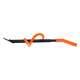 Geschmiedeter Stahl-Fällheber mit verstellbarem Wendehaken. Angenehmer Handgriff aus Thermoplast. 800 mm