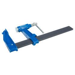 Schraubzwinge. Stahl. T-Griff. 400x150 mm