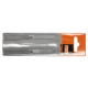 Kontaktfeilen. 2er Pack. 110x8x1 mm. Hieb 3 