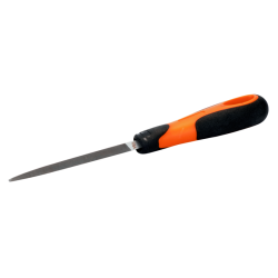 Dreikantfeile mit Heft. 250x17.5 mm. Hieb 3