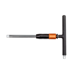 1/2" T-Griff mit Ratschenfunktion mit Vierkantantrieb. 170 mm