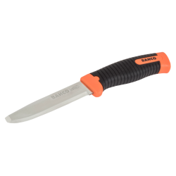 Mehrzweckmesser mit stumpfer Sicherheitsspitze. 2-Komponenten-Griff. 220 mm