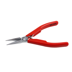 Elektronik Flachrundzange. 132 mm