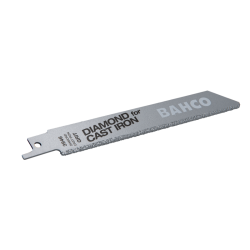 Diamant-Granulat beschichtete Säbelsägeblätter  für Gusseisen und Keramik. 100 mm. 2er Pack
