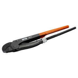 Eckrohrzange. 45° abgewinkelte Backen. 430 mm