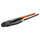 Eckrohrzange. 45° abgewinkelte Backen. 535 mm