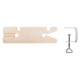 Laubsäge-Zubehör-Set. 2-tlg (Enthält Laubsägebrett und Zwinge)
