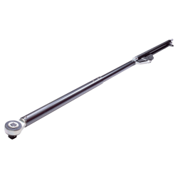 Mechanischer Knick-Drehmomentschlüssel 900 - 2000 Nm. verstellbar. mit Fensterskala und festem Knarrenkopf