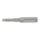 3/8" Steckgriff. 150 mm. mit zusätzlicher 1/4" Aufnahme. Metallgriff