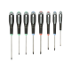 Ergo-Schraubendreher-Satz. 8-tlg. Schlitz+PH+PZ+Torx