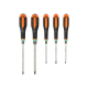 Ergo Schraubendreher-Satz. Torx. 5-tlg. Inhalt: T15x100. T20x100. T25x100. T30x150. T40x150