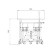 Hydraulischer Radheber. 600 kg