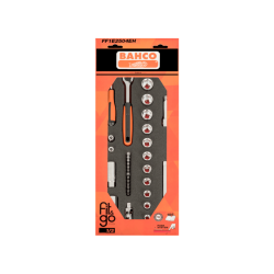 1/3 Einlage. 1/4"+3/8" Steckschlüsseleinsätze. 34-tlg