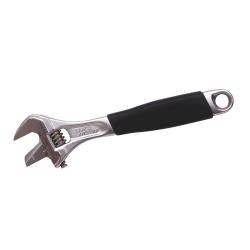 Rollgabelschlüssel 8", verchromt, maximale Öffnungsweite 28 mm, umstellbare Backe