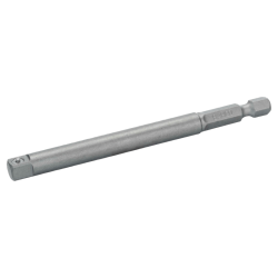 1/4" Bit-Adapter. Außensechskant auf Außenvierkant. 100 mm