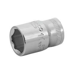 Steckschlüssel-Einsatz 1/4". 6kant. SW 14MM. SB-Verpackung