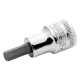 3/8" Schraubendreher-Einsatz. Innen-6kant. SW 4 mm. SB-Verpackung